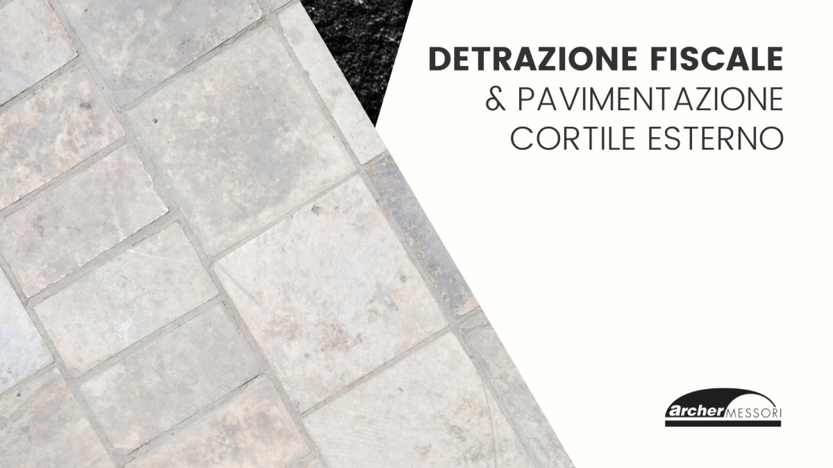 pavimentazione cortile esterno detrazione fiscale